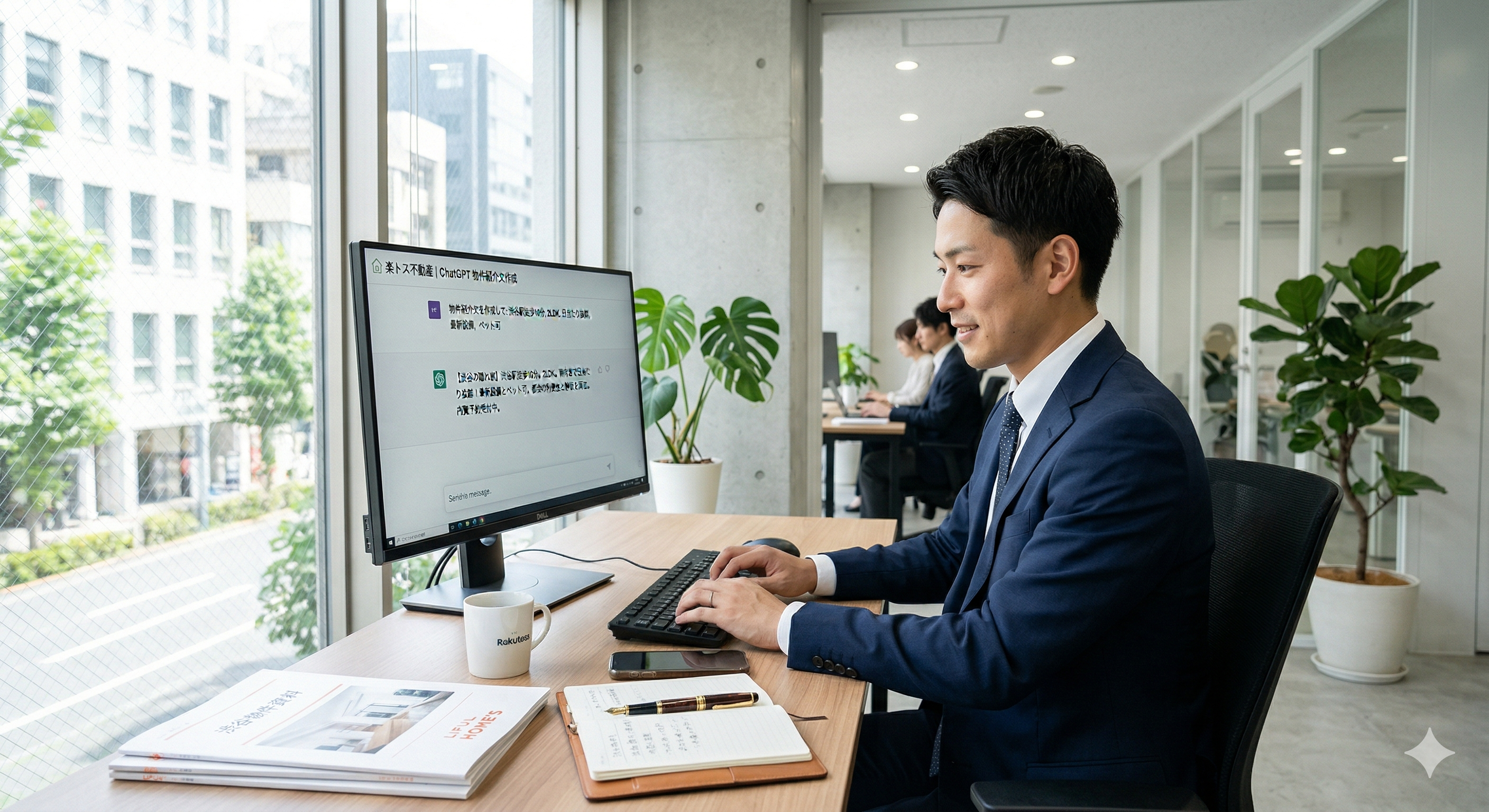 ChatGPT×不動産会社の活用術｜メリットや活用場面、注意点を解説