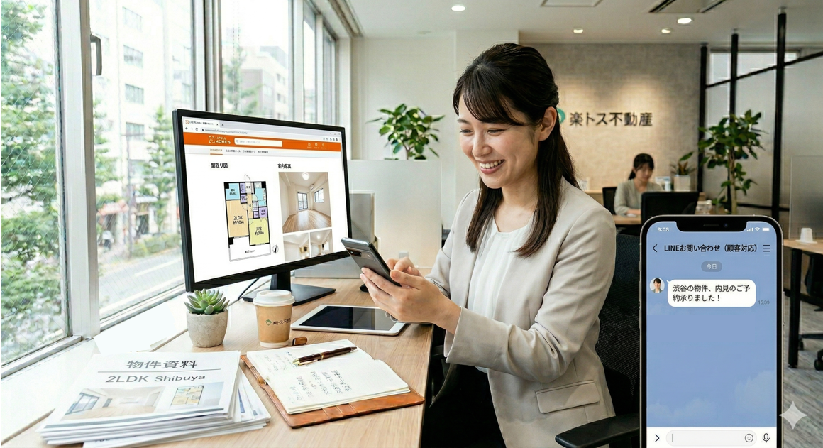 不動産会社においてラインでやり取りするメリットは？活用場面や注意点を解説